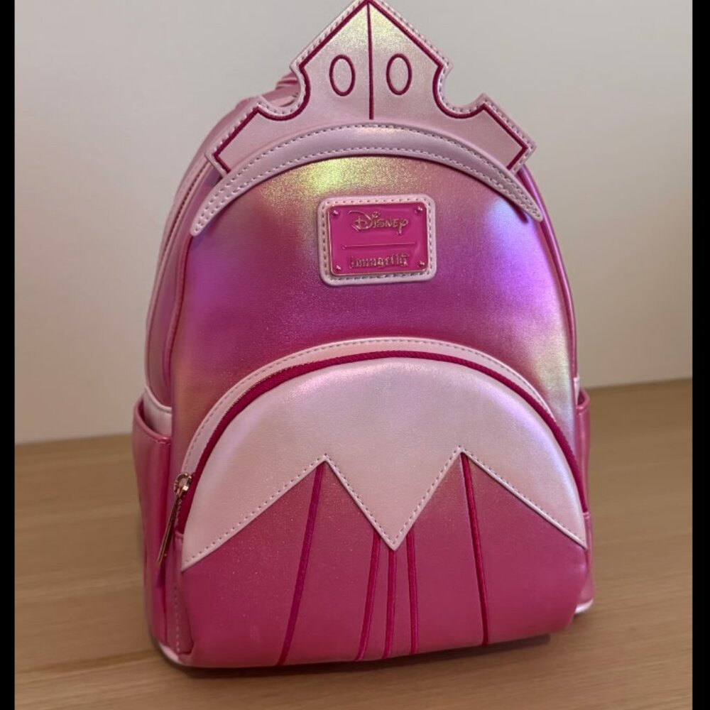 Loungefly Exclusive Sleeping Beauty Shiny Series Iridescent Cosplay Backpack